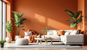 Perché i designer nel 2026 scelgono il terracotta per le pareti del soggiorno