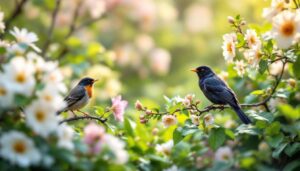 Avviso a tutti quelli che hanno merli e pettirossi nel giardino a marzo